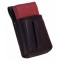 Lederkomplett :: Brieftasche (rot) + Kellnertasche