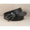 00 Jeans Leather Belt - black without stitching