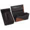 Leather set :: pocketbook (terracotta/black) + holster