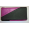 Leather waiter’s purse - violet/black