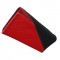 Leather waiter’s purse - red/black
