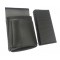 Čašnícka sada - peňaženka (čierna, vrúbkovaná,  koženka, 2 zipsy) a puzdro New Barex