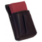 Lederkomplett :: Brieftasche (rot) + Kellnertasche