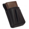 Leather set :: pocketbook (brown) + holster