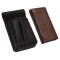 Leather set :: pocketbook (brown) + holster