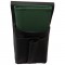 Leather set :: pocketbook (dark green) + holster 