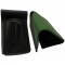 Lederkomplett :: Brieftasche (grün/schwarz) + Kellnertasche