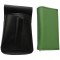 Leather set :: pocketbook (green) + holster