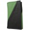 Leather waiter’s purse - green/black
