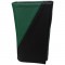 Kožená peňaženka - tmavo zelená/čierna