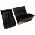 Leather set :: pocketbook (ivory/brown) + holster